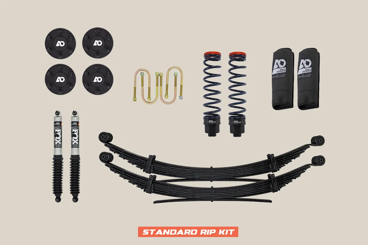 4wd 2500 standard suspension package by agile